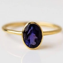 3入組/套鑽石鑲嵌環合適的適用於日常穿著 - 金色 - 查看 2