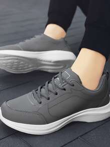 Men's Plus Size Lace-up Sport Running Shoes