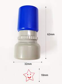 1 件星形笑脸印章 返校，返校，学校用品 - 寶藍色 - 查看 4