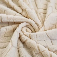 1pc Milk Silk Sofa Cover, Casual Simple Seat Cushion Cover With Anti-Scratch Cat Lids, Four Seasons Sofa Protection Cover - beige - View 11