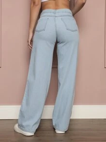 Women Pants - Màu xanh lam - Xem 5