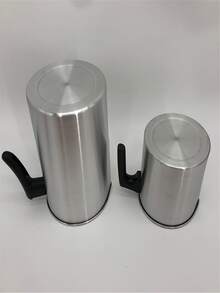 2入組蠟融化的鍋澆注投手適用於蠟燭肥皂製作手掌工具 - 銀色 - 查看 5