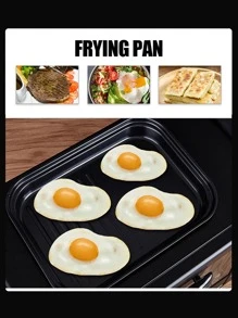 1入組插入式多功能早餐機器帶高加熱電源適用於快和加熱,外部和內側;可調溫度,三合一功能性,易使用旋鈕開關 - 黑色 - 查看 6