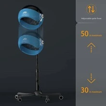 1875W Ionic Hooded Dryer Bonnet Sit Under Hair Dryer For Home And Salon Professional,Beauty Valentine'S Day Gift For Her - 藍色 - 查看 4