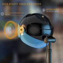 1875W Ionic Hooded Dryer Bonnet Sit Under Hair Dryer For Home And Salon Professional,Beauty Valentine'S Day Gift For Her - 藍色 - 查看 3