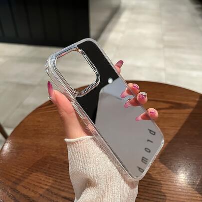 银色镜面手机壳适用于 17 Pro Max/17 Pro/17 Air/17/16 Pro Max/16/16 Pro/16 Plus/15/15 Pro Max/15 Pro/15 Plus/11/12/13/14 Pro Max/XS/XR/11 Pro Max/12 Pro/12 Pro Max/13 Pro/13 Pro Max/7 Plus/14 Pro/14 Pro Max/14 Plus，极简创意硬质保护套