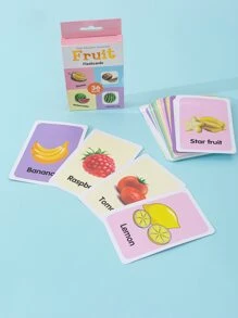 1 Set Of 36 Double-sided Animal Cards Teaching Aids For Picture Recognition Puzzle