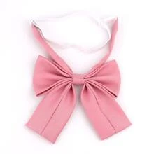 de mujeres unicolor poliéster JK Camisa en profundo rojo , café , con negro , con de punta cuello , de cuello con cordón , con Traje de marinero lazo Accesorio - Burdeos - Ver 6