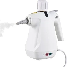 1pc Pressurized Steam Cleaner Handheld Multi-Surface Natural Steam Cleaner , Multi-Purpose Steamer for Home Use, Steamer for Cleaning Floor, Upholstery, Grout and Car,White - White - View 8
