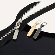 5入組拉鍊頭替代品,隨機色可拆卸金屬拉鍊頭成套工具形狀拉鍊把手適用於大衣背包夾克長褲牛仔褲手提箱錢包手袋 - 彩色 - 查看 4