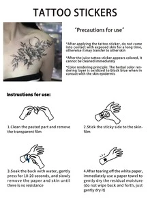 Tatuaże zmywalne - Czarne - Zobacz 5