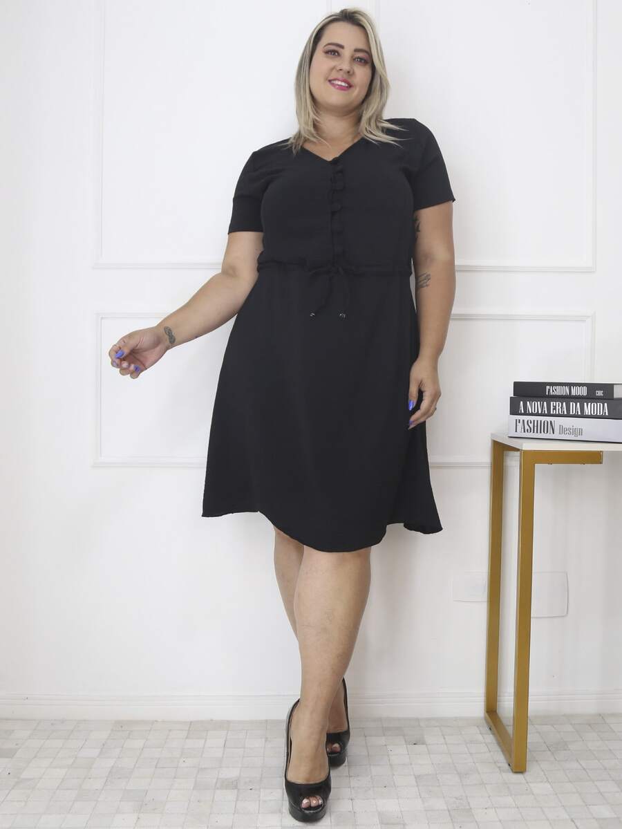 Women Dresses - 黑色 - 查看 1