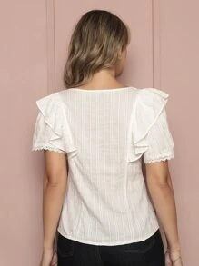 Women T-Shirts - 白色 - 查看 3
