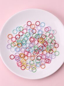 150入組彩色搪瓷閉合跳環,diy金屬鏈接器,用於製作手鍊,項鍊,鑰匙扣等 - 彩色 - 查看 2