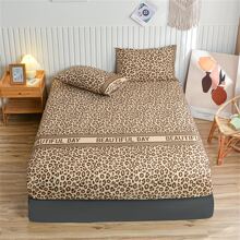 1 Set de Funda de Almohada de Poliéster Impreso y Sábana Ajustable de 3 piezas