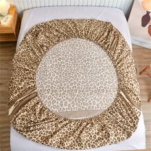 1 Set de Funda de Almohada de Poliéster Impreso y Sábana Ajustable de 3 piezas