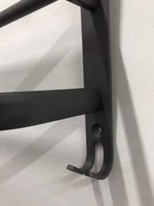 1 件浴室置物架，太空铝毛巾架，卫生间浴室收纳毛巾架，免钻孔浴室配件，浴室工具