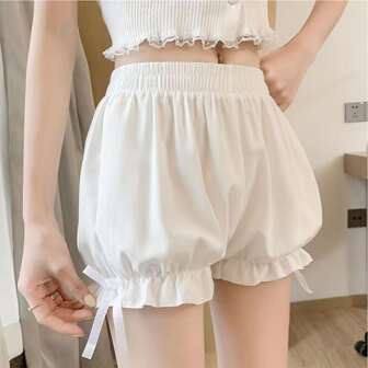 1pc Women's Safety Shorts, Antilookout & Non-slip & Breathable, Random Colour Delivery