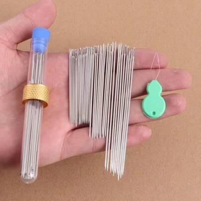 40pcs Hand Sewing Needles Household Steel Needles For Clothes