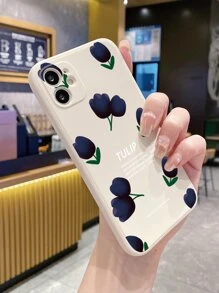 Telefoonhoesje met tulpenpatroon, internationale versie, niet de binnenlandse versie. - Veel kleurig - Bekijken 4