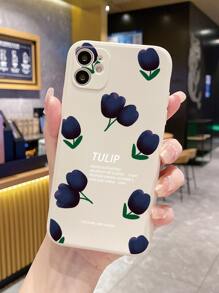 Telefoonhoesje met tulpenpatroon, internationale versie, niet de binnenlandse versie. - Veel kleurig - Bekijken 3