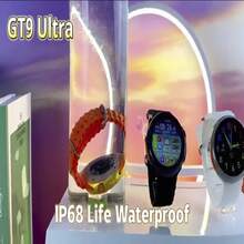 SC&S,SMART WATCH GT9 ULTRA,IP68,WITH 2 STRAP (SILICON AND METALISCO),Smart WATCH,Waterproof Sports - Silver - View 3