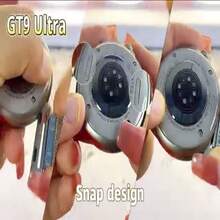 SC&S,SMART WATCH GT9 ULTRA,IP68,WITH 2 STRAP (SILICON AND METALISCO),Smart WATCH,Waterproof Sports - Silver - View 4