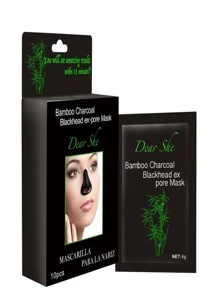 Pack 10 Mascarilla Para Nariz Bamboo Charcoal - Multicolor - Ver 1