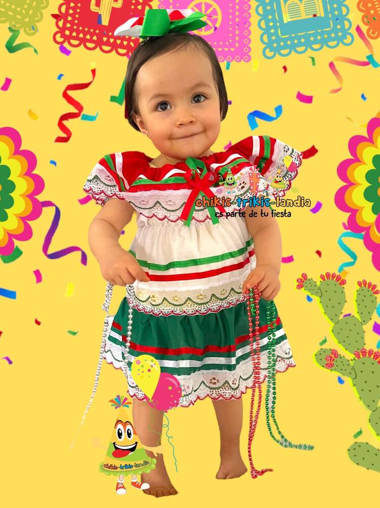 Mexicanos Para Bebe Mexican Outfits For Baby Girl Traje Mexicano