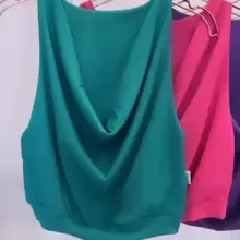Women Tops - 藍色 - 查看 2