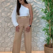 Women Tops - Màu be - Xem 1