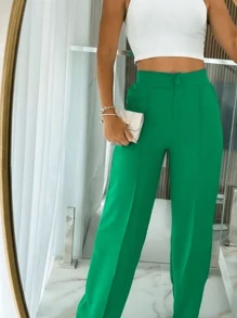 Women Pants - màu xanh lá - Xem 2