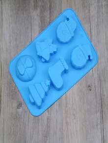 Molde de silicon para reposteria de esfera de navidad - Multicolor - Ver 2