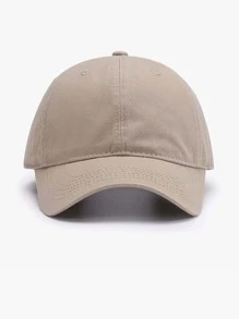 Gorra De Béisbol Con Parte Superior Suave De Color Caqui Para Hombre Con Circunferencia De La Cabeza Ajustable, Adecuada Para Uso Diario Al Aire Libre Para Cabezas Grandes, 1 Ud. - Caqui - Ver 1