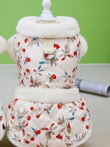 Hoa Mô hình Đáng yêu Thú cưng Váy - Hồng - Xem 3