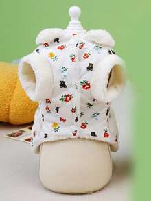 Hoa Mô hình Đáng yêu Thú cưng Váy - Hồng - Xem 4