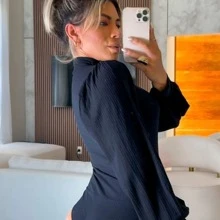 Women Tops - màu đen - Xem 2