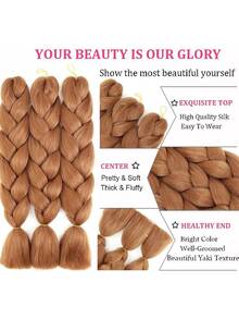 Kanekalon #30 3 pz - Marrón - Ver 2