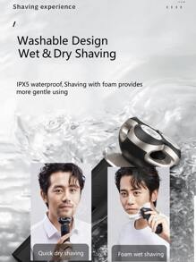 Msn/Missen M3 Smart Electric Shaver For Men, Rechargeable Razor, Youpin Ecosystem Product - Black - View 10