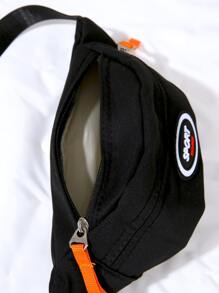 1pc Boys' Fashionable & Simple Waist Bag / Shoulder Bag For Kids