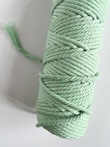 Sợi đan màu 1skein, Sợi đan DIY tối giản cho gia đình - Màu xanh Bạc hà - Xem 5