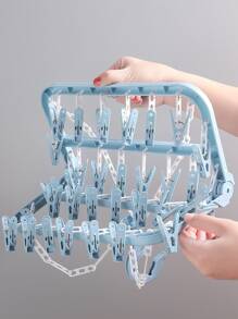 1入組塑膠晾衣架 - 藍色 - 查看 10