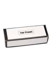 1 pieza Gafas con lentes planas cuadradas para mujer aptas para uso diario - Negro - Ver 7