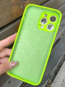 素色手機殼帶滑動相機蓋 - 綠色 - 查看 6