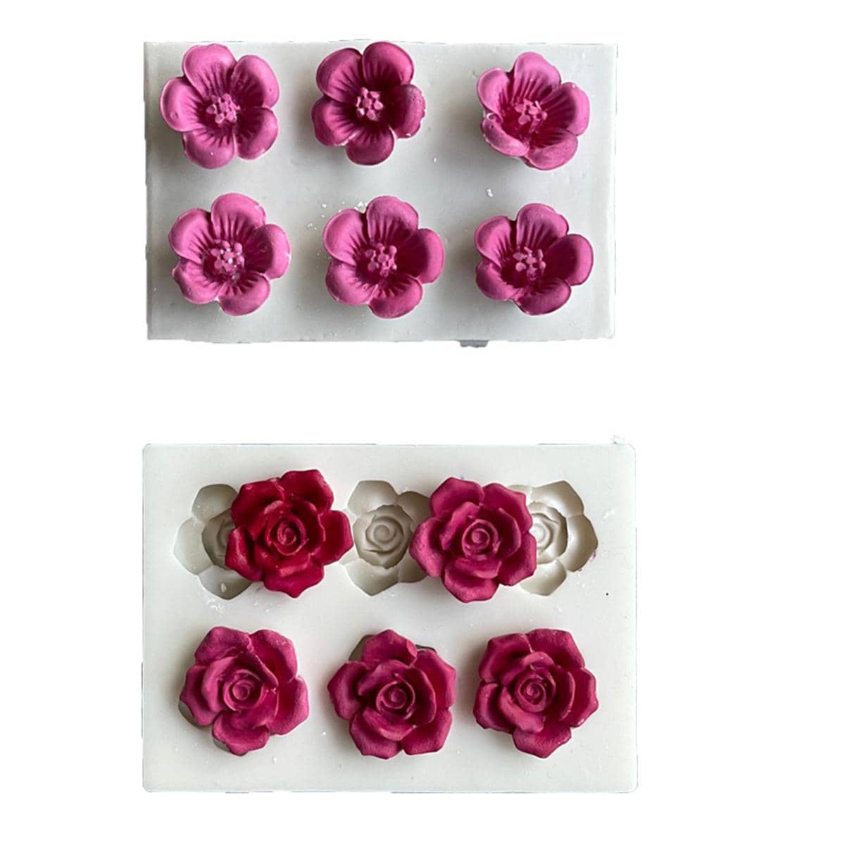 Fondant Schablone DIY DUBENS Blumen Kuchen Schablone Aus Kunststoff -  Lebensmittelecht Für Fondant \u0026 Deko Fondant Schablone Blume, image size:1200x1200