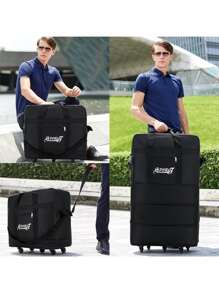 大容量防水旅行包，带轮，可扩展，适合商务旅行、度假，牛津布材质，男女通用，旅行配件，购物车，行李拉杆，手提袋，旅行手提袋，返校季，商务出行，户外活动，度假，运动，旅行必备，秋冬衣物收纳，健身包