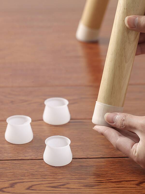 20pcs Chair Leg Cap, Anti-slip Furniture Feet Floor Protector Silicone Pad