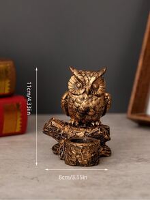 1pc Owl Design Candle Holder - Multicolor - View 3