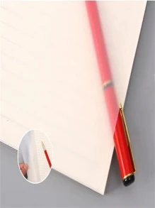 5pcs/set 1200 Pages Coil Notebook With Horizontal Lines For Students, Simple Pp Waterproof Cover, Three Sizes Available: A4, B5, A5 - White - View 8