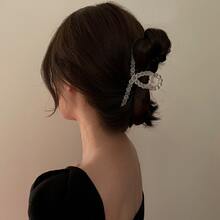 1pc Japanese & Korean Style Candy-colored Hair Clip For Adult, With Matte Texture, Suitable For Spring Hairstyles - Baby Blue - View 7